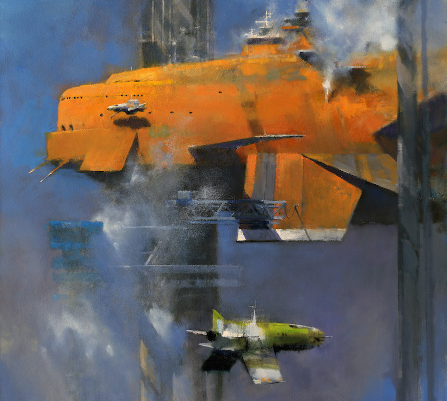science fiction painting