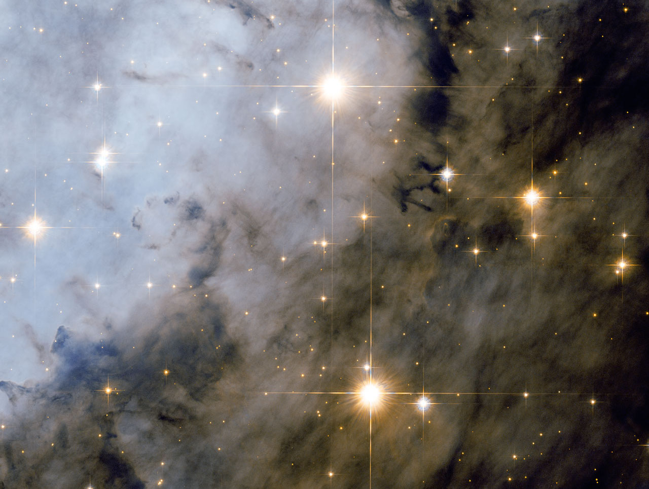 hubble image of star forming