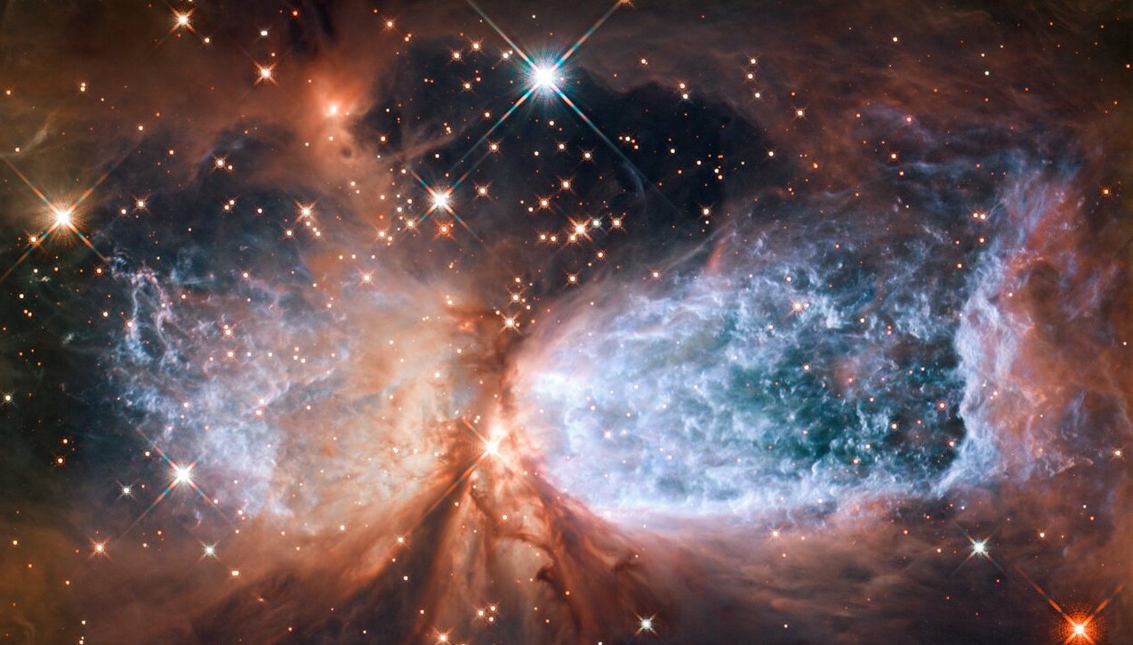 hubble image of star forming